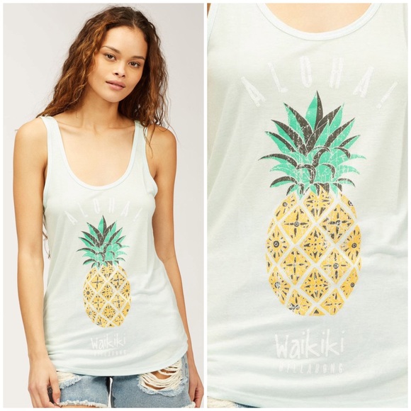 Billabong Tops - Billabong Waikiki Pineapple Love Tank Top